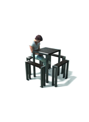 TABLE PIQUE NIQUE ASSIS-DEBOUT